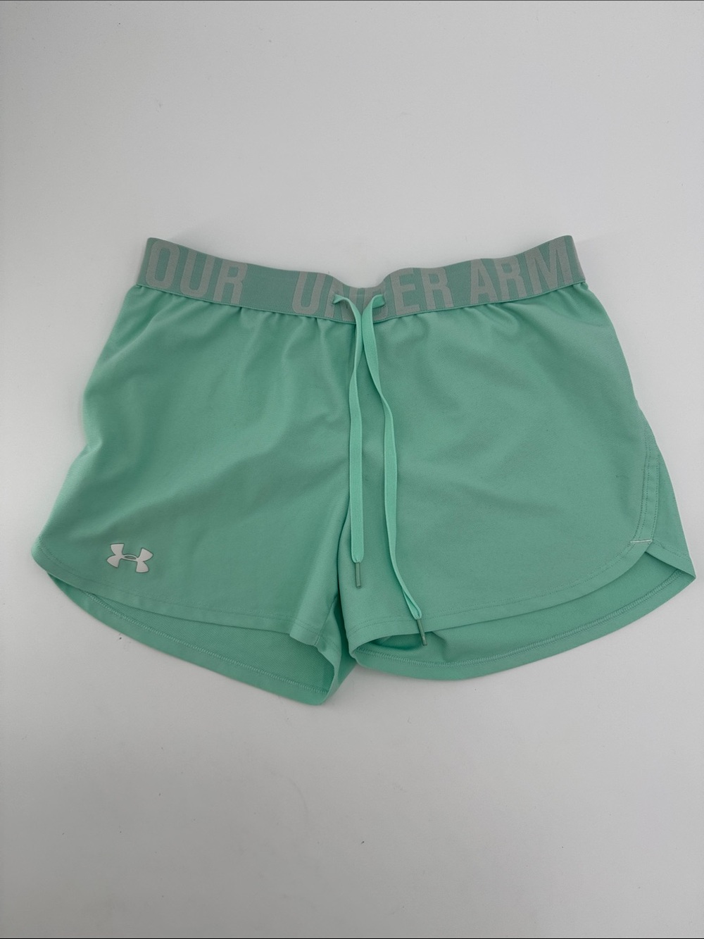 Under Armour Women’s Mint Green Performance Shorts